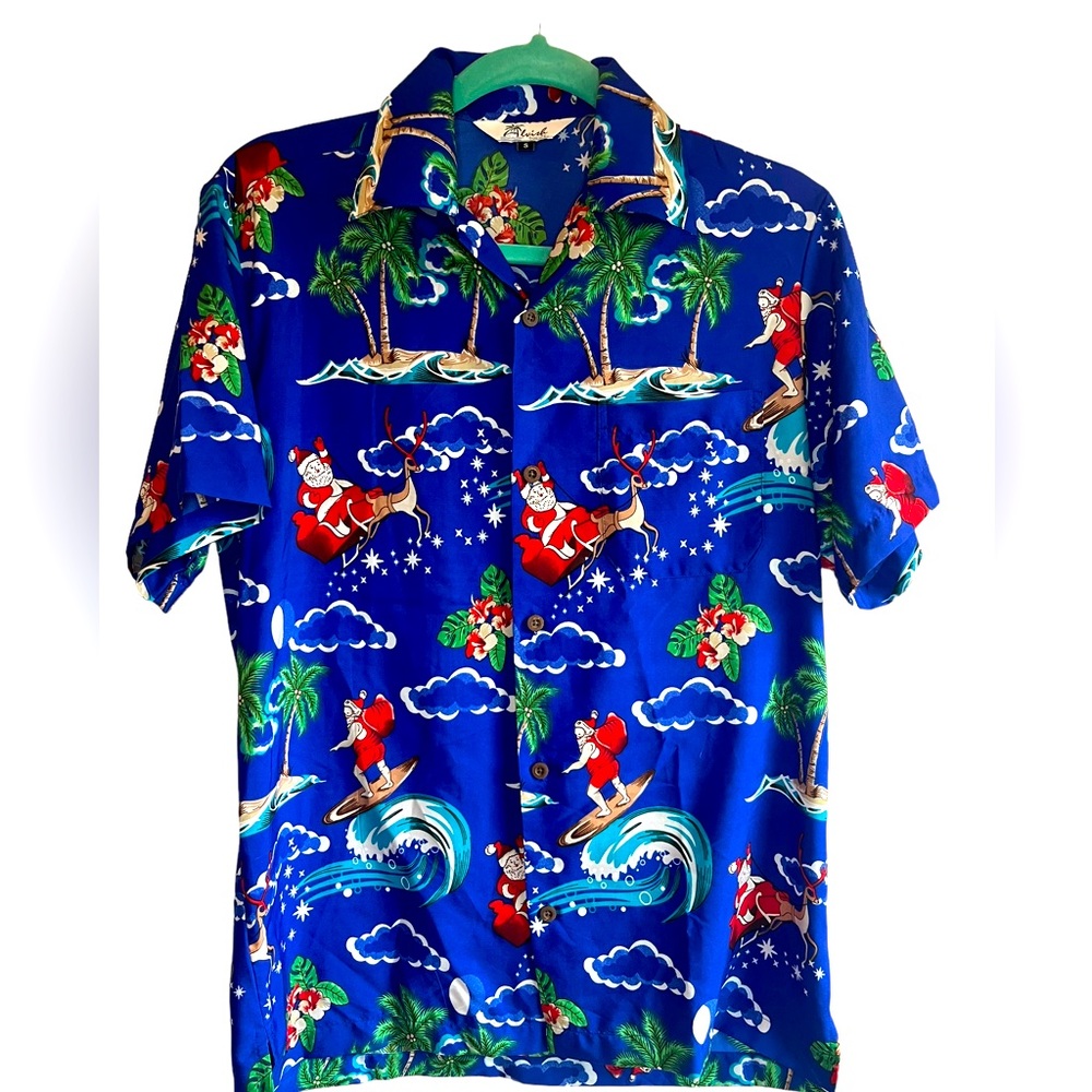 Alvish Santa Claus Hawaiian Shirt